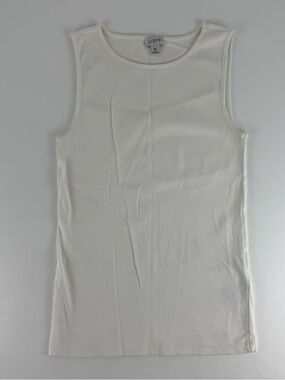 J. Crew Reimagined Heritage Cotton Tank Top in Ivory
